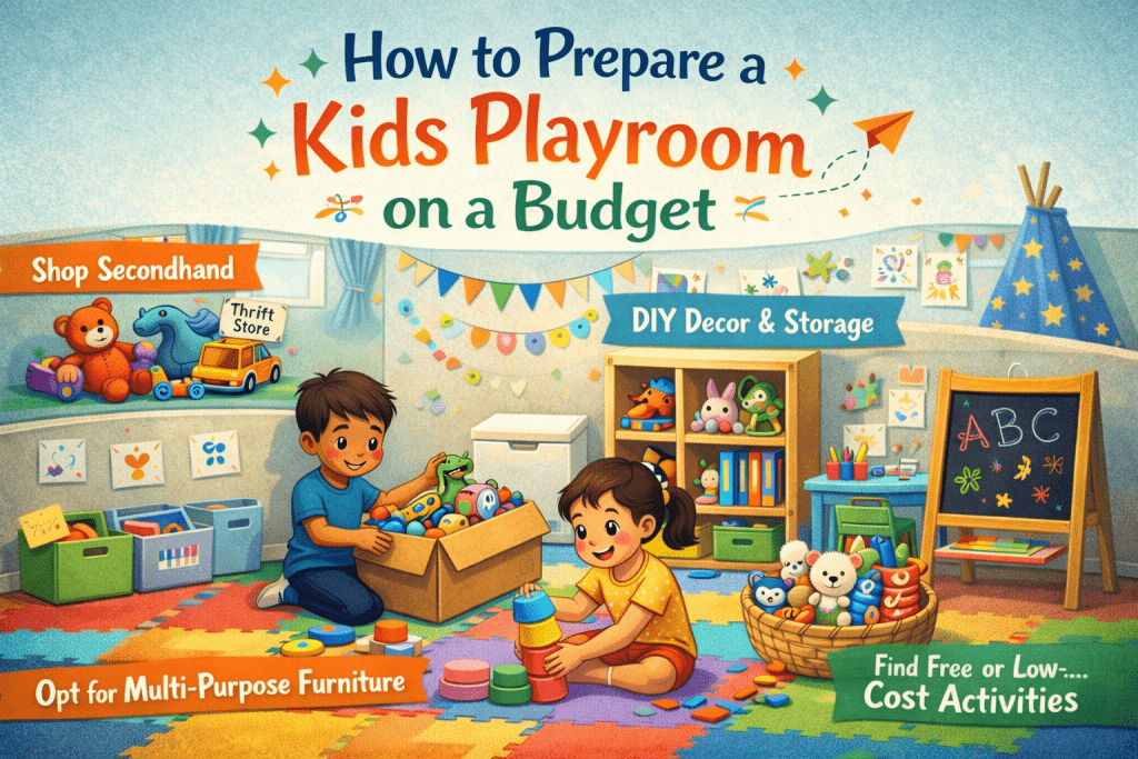 How to Prepare a Kids Playroom on a Budget? Prepare a Kids Playroom on a Budget