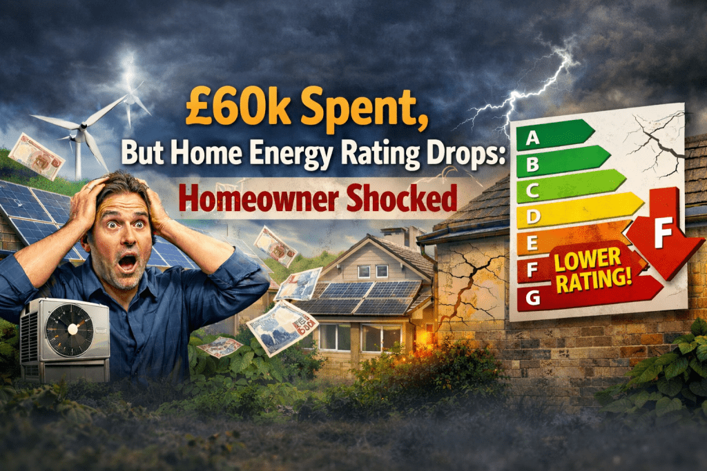 £60k Spent, But Home Energy Rating Drops: Homeowner Shocked Home Energy Rating Drops
