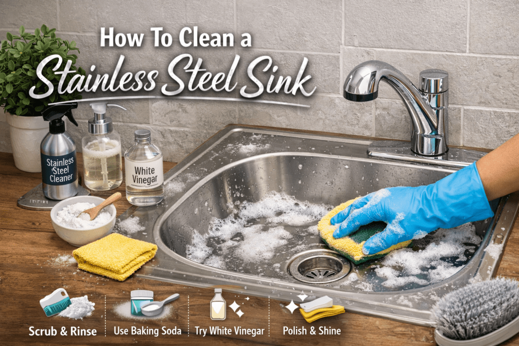 How To Clean a Stainless Steel Sink