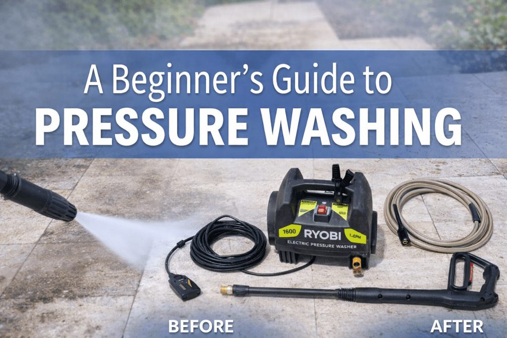 A Beginner’s Guide to Pressure Washing how to use pressure washer